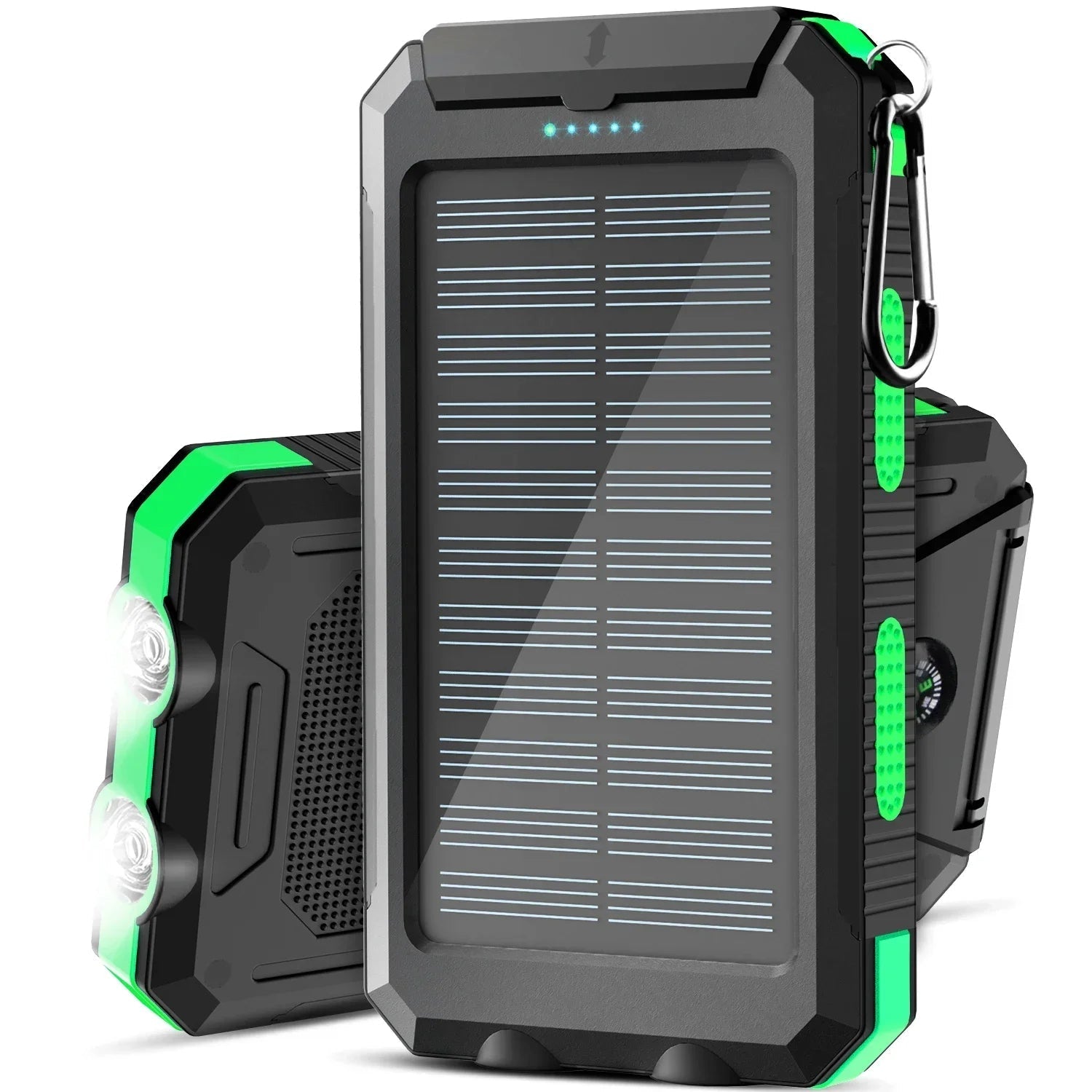 IP67防水 太陽光発電 携帯用蓄電池 500000mAh