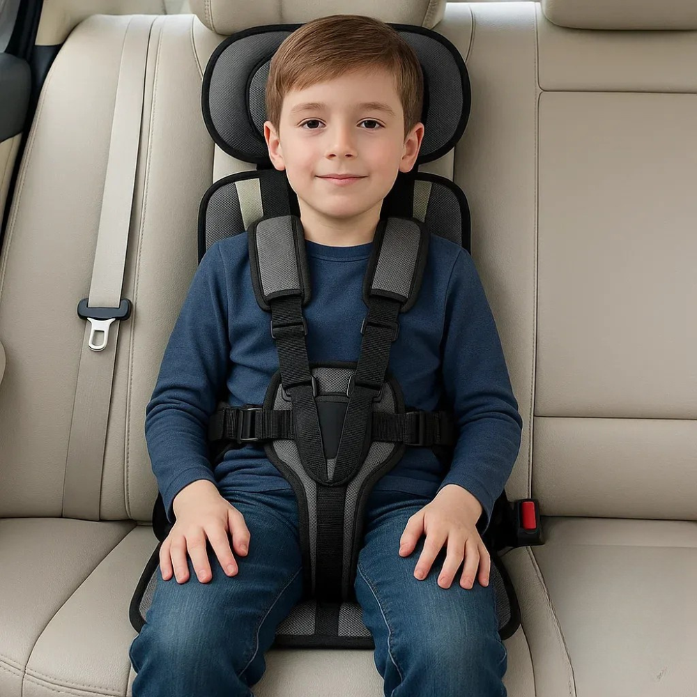 Seggiolino Auto Portatile AuroraSafe per la Sicurezza, per Età da 1 a 14 Anni