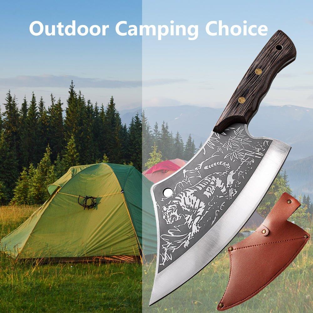 重型肉类砍刀 8英寸手工锻造屠刀