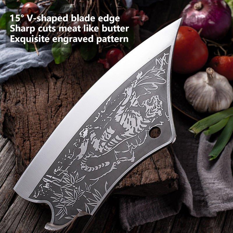 重型肉类砍刀 8英寸手工锻造屠刀