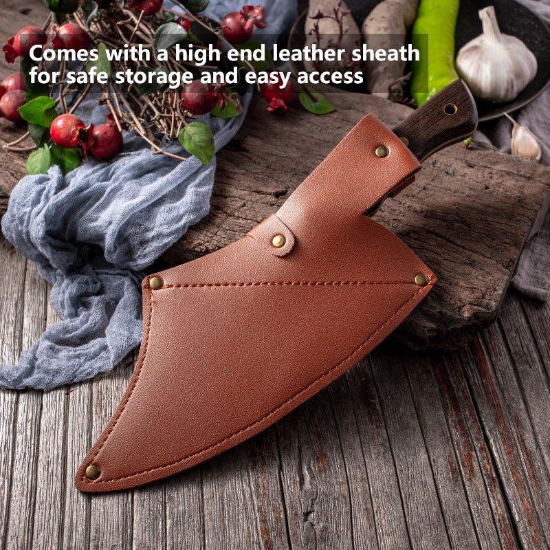 重型肉类砍刀 8英寸手工锻造屠刀