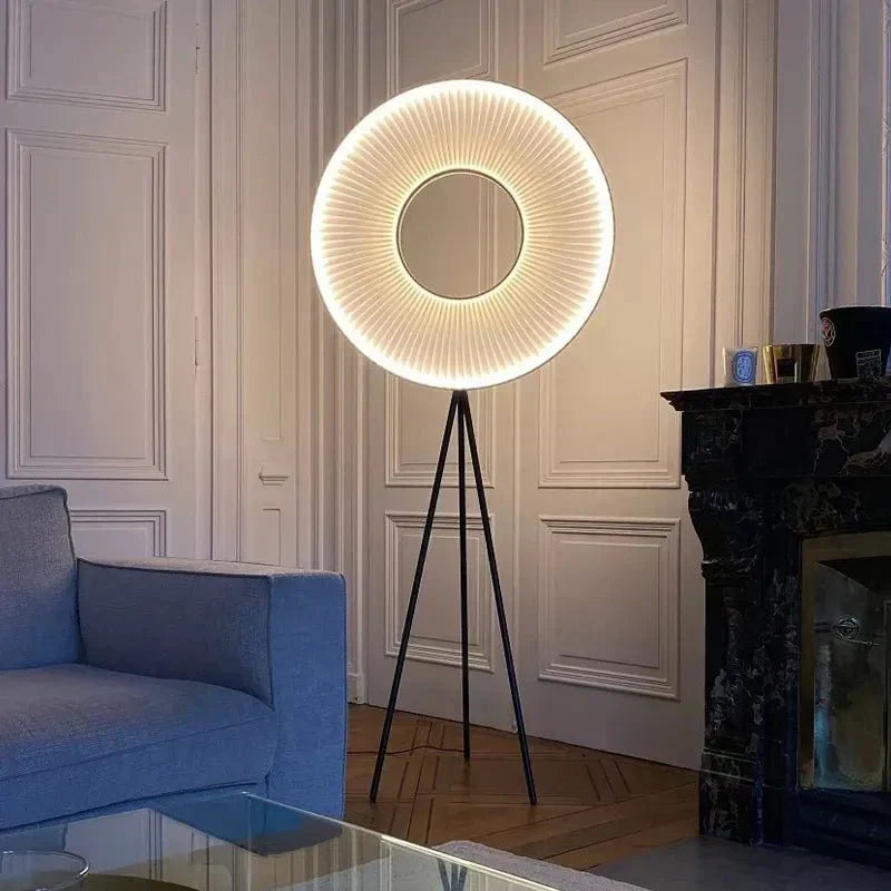 Lumen Halo gulvlampe av Orntli minimalistisk samtids stuelampe