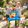 Sand- och vattenlekbord - 3 våningar - BPA-fri plast - Inkluderar tillbehör - Ålder 1-5 år