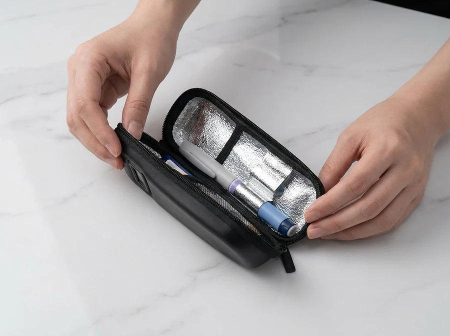Insulin Cooling Travel Case with Temperature Display
