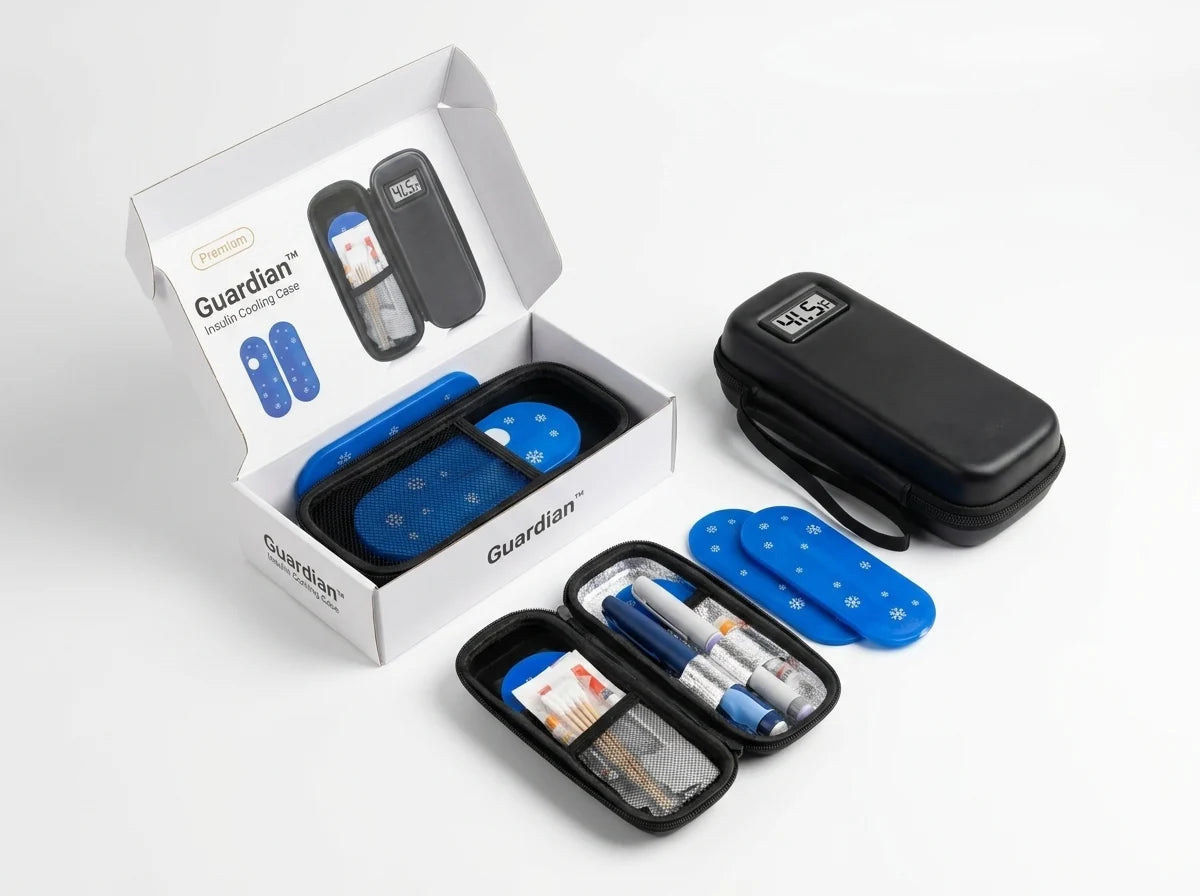 Insulin Cooling Travel Case with Temperature Display