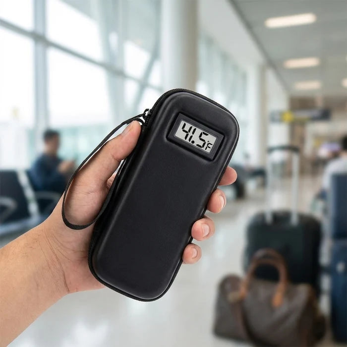 Insulin Cooling Travel Case with Temperature Display