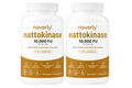 Two bottles of nattokinase 10,000 FU capsules