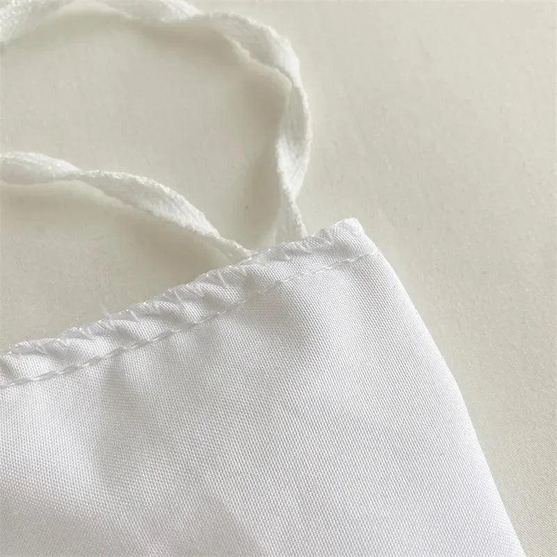 Ylellinen kolmiulotteinen puristetulla laskoksella varustettu vuodevaatesetti │ Moderni boho -tyylinen päiväpeitto, peitonsuoja ja tyynyliina
