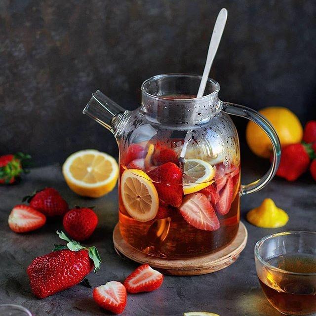 Nova Üveg Teáskanna 54 Fl Oz Magas Hőmérséklet- és Ütésálló