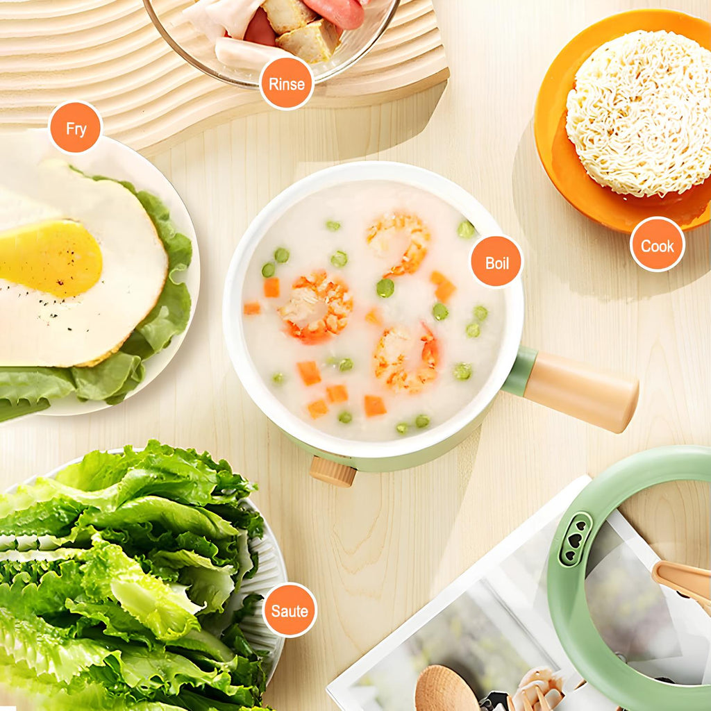 Električni lonac za kuhanje riže s nelepljivim premazom, mini lonac za kuhanje, 220V/110V