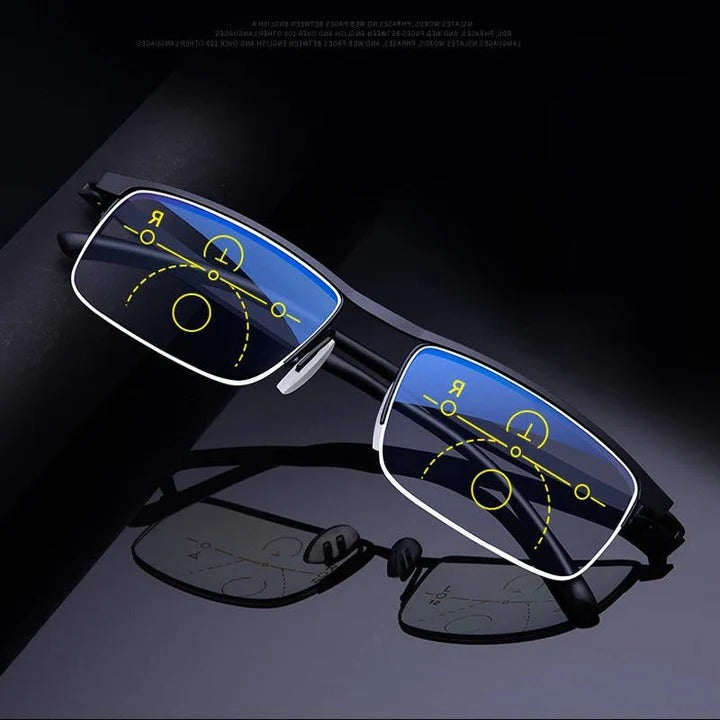 Occhiali da Lettura Progressivi Intelligenti NovaSight con Protezione dalla Luce Blu e UV