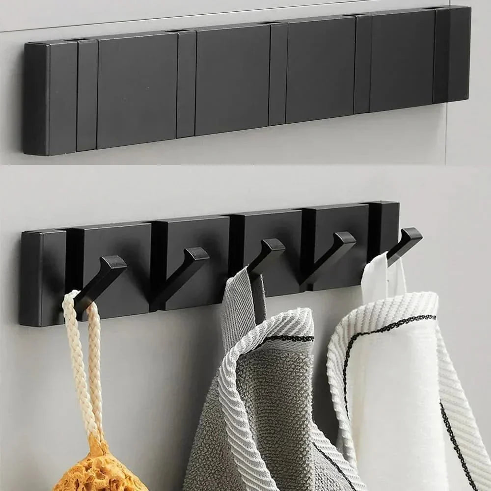 Elegantní nástěnný háček s skládacím designem pro moderní a úsporné uspořádání prostoru