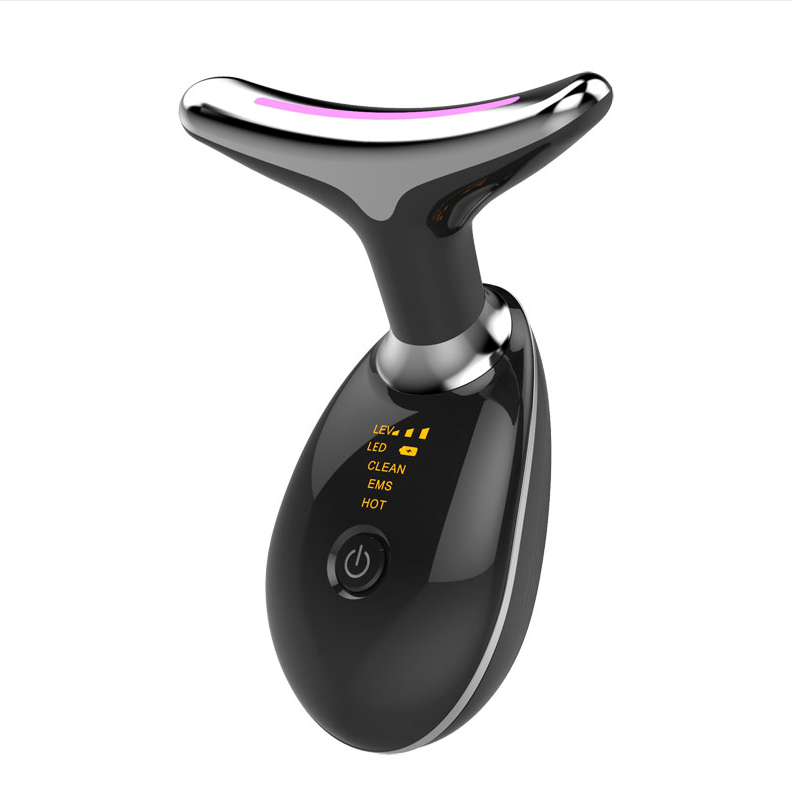 AeroGlow LED 面部和颈部提拉按摩器装置