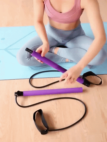 PulseFlex מוט כושר לאימונים ביתיים לפילאטיס ולאימוני כוח ברמה הגבוהה ביותר