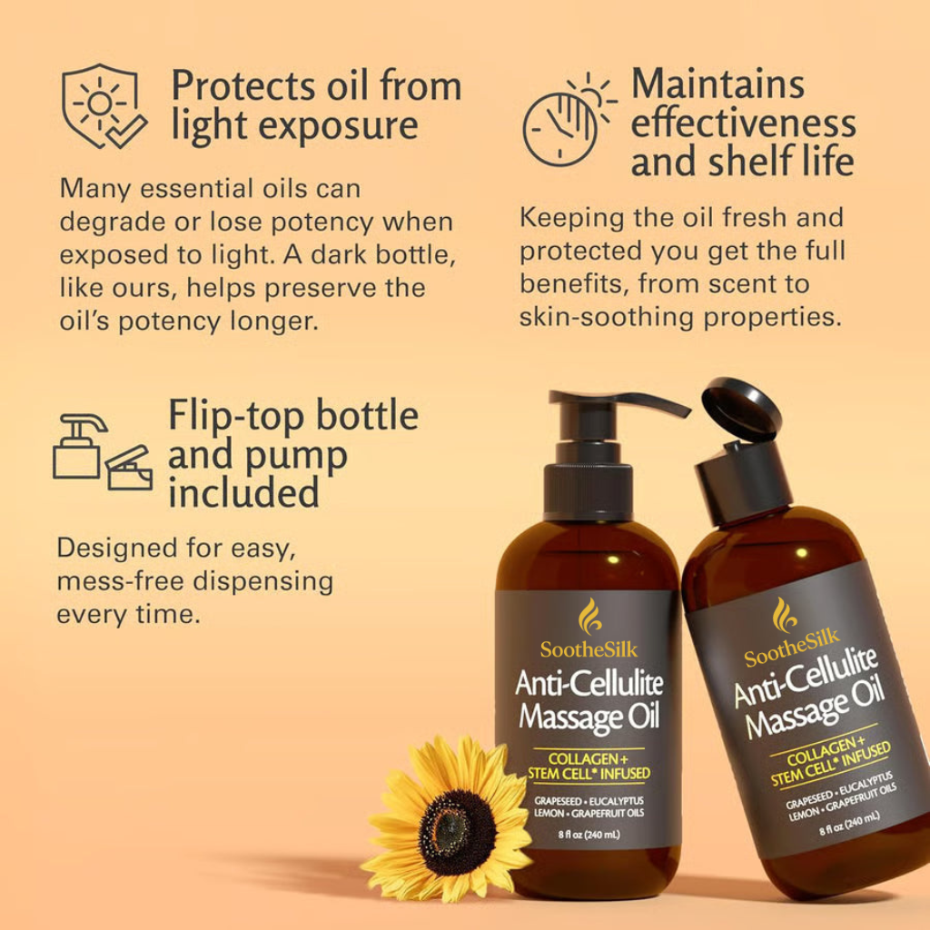Body Massage Oil 150 ml – Grapeseed, Citrus & Eucalyptus with Collagen