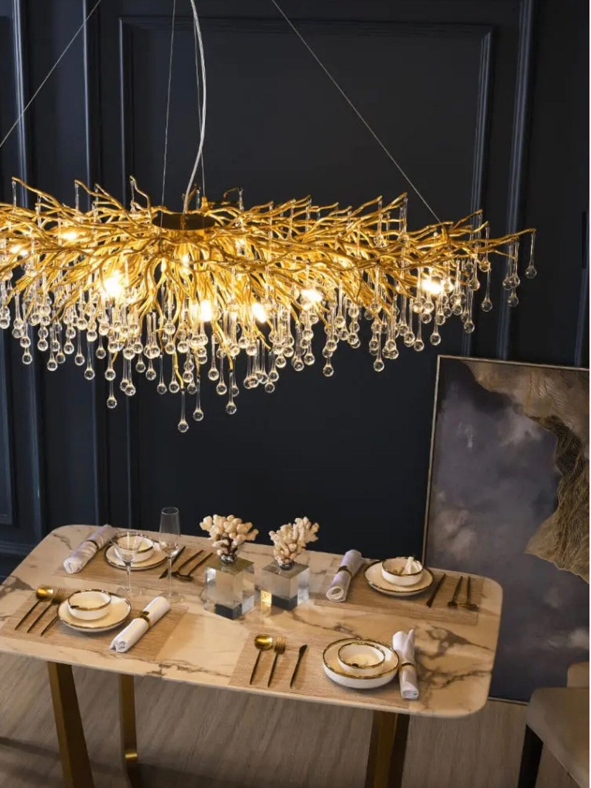 Lustre personnalisable Goutte d'eau