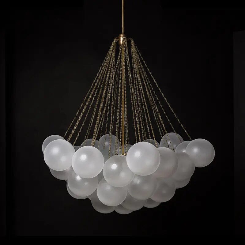 Lunera Frosted Globe Chandelier | Orntli
