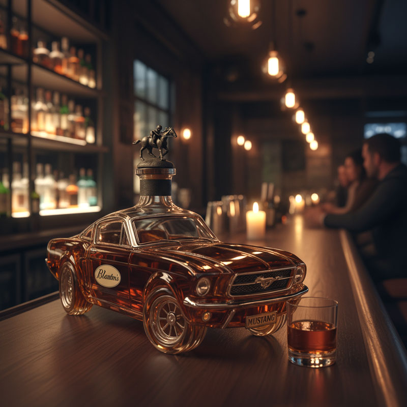 NexaGlass Mustang Bilformet Whiskeykaraffel til Hjemmebaren