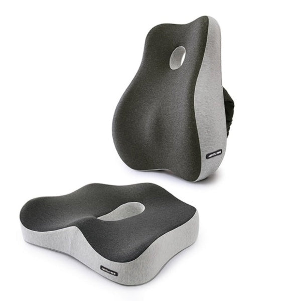 Cojín ortopédico de espuma viscoelástica para soporte lumbar y coxis