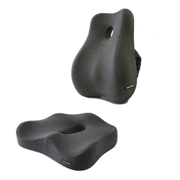 Cojín ortopédico de espuma viscoelástica para soporte lumbar y coxis