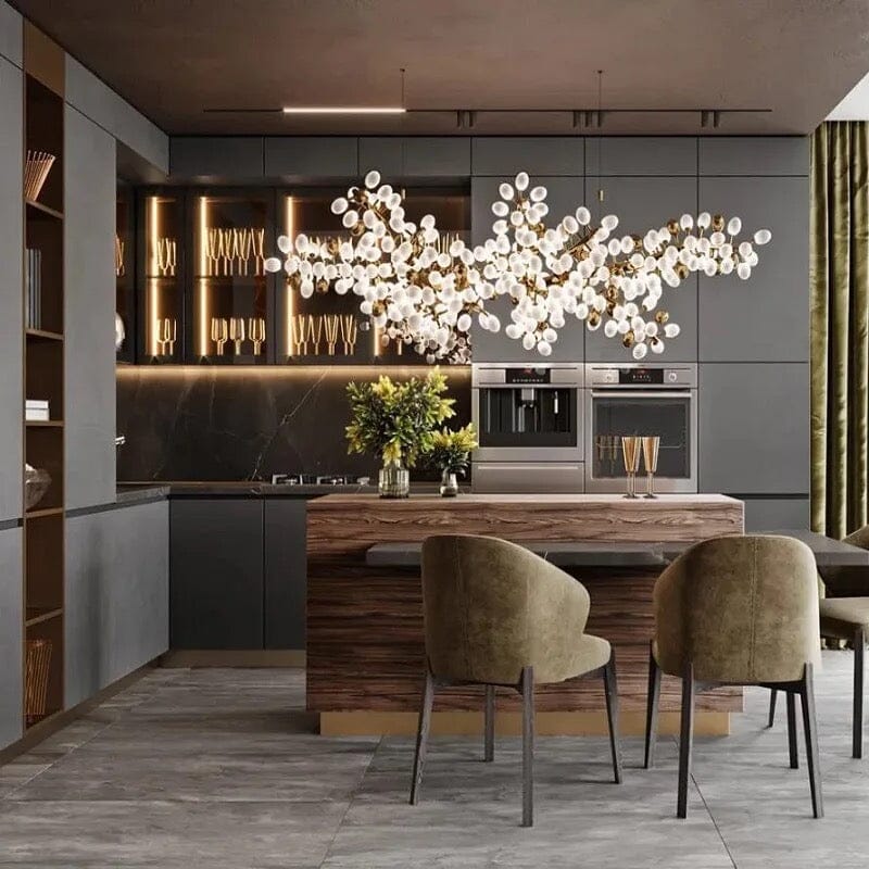 Vintara | Gilded Grape Vine Chandelier | Orntli