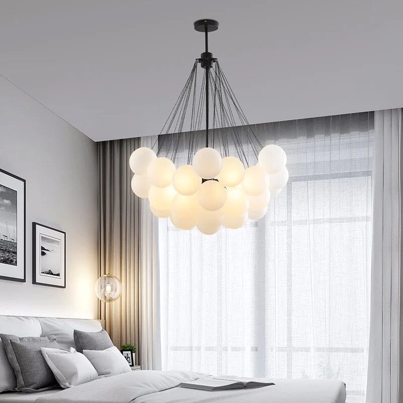 Lunera Frosted Globe Chandelier | Orntli
