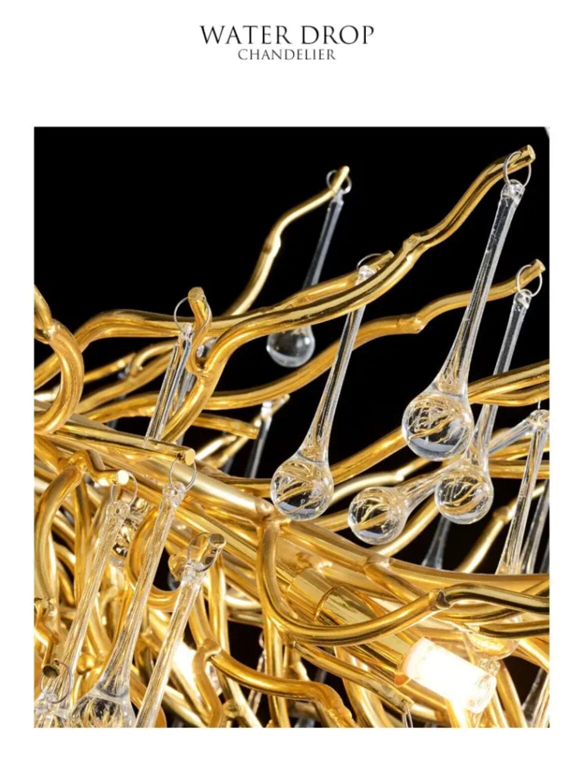 Lustre personnalisable Goutte d'eau