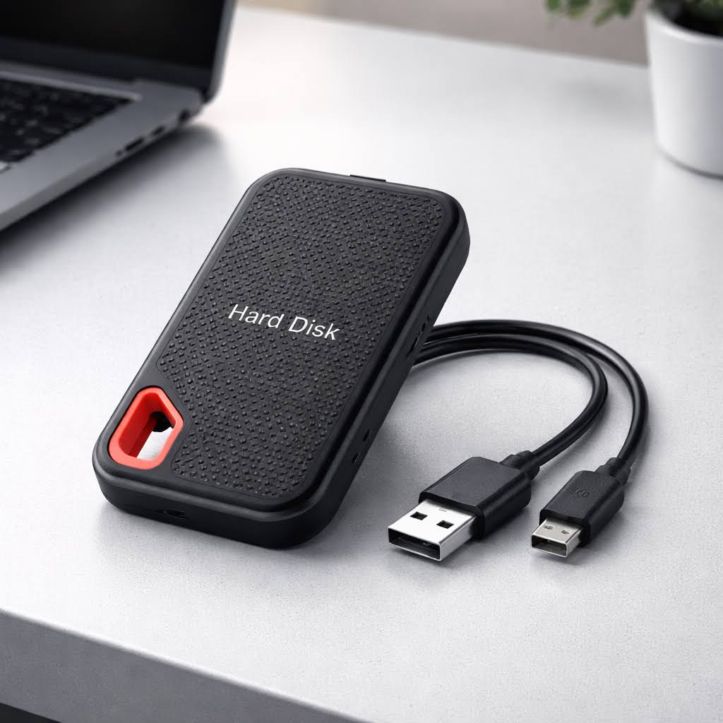 Portable External Storage Drive for Fast Data Backup