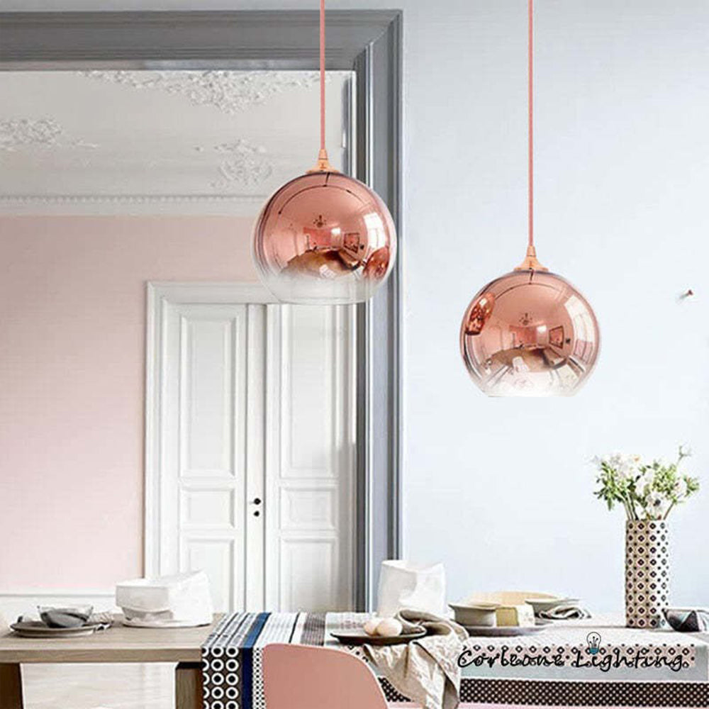 Brina Frosted Balloon Pendant Light Gradient - Neutralighting