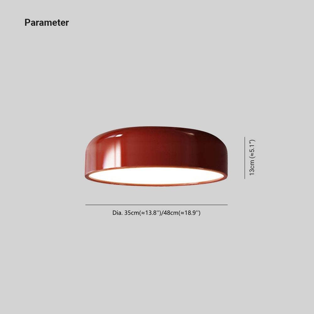Valentina vintage LED-loftslampe — design til direkte montering i loftet