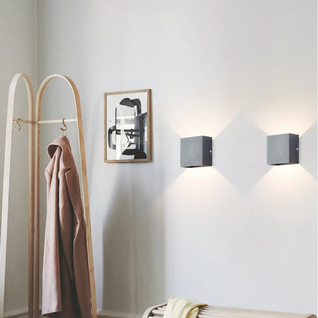 Nexu Modern Adjustable Square Outdoor Wall Lamp LED - Neutralighting