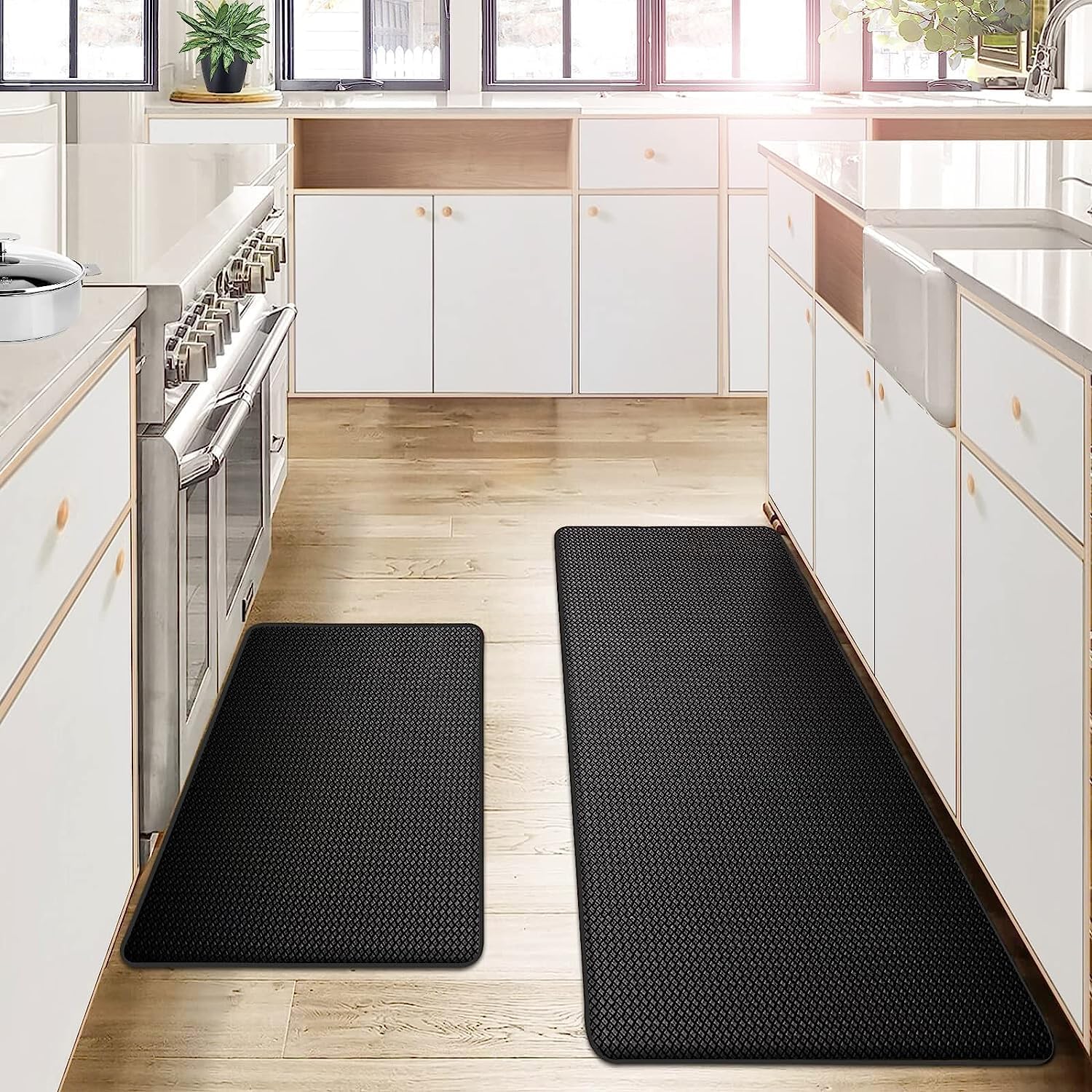SolaceGrip Kitchen Mat for Anti Fatigue Non Slip Everyday Use