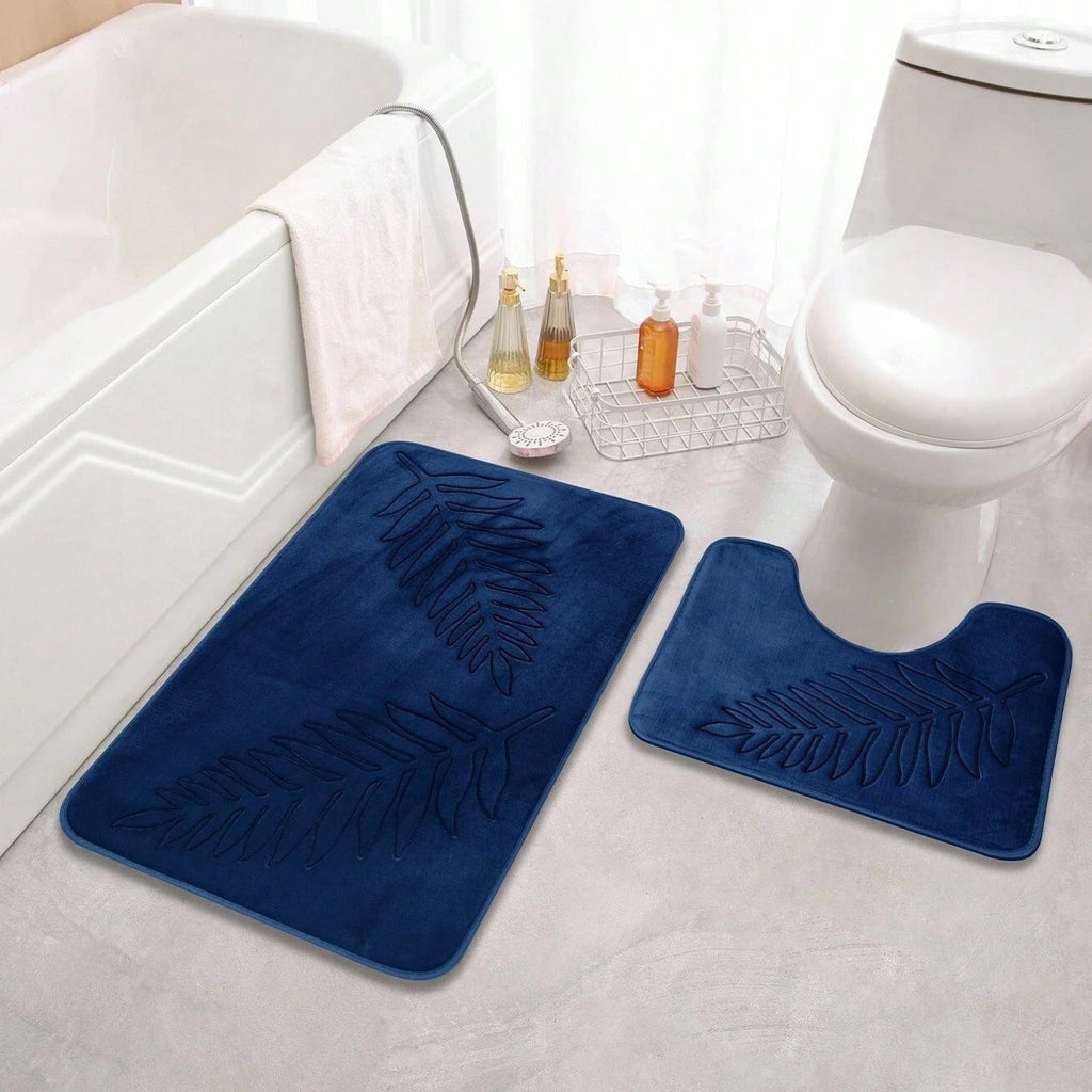 Lush Leaf Comfort -kylpymattojen setti, 2 kpl