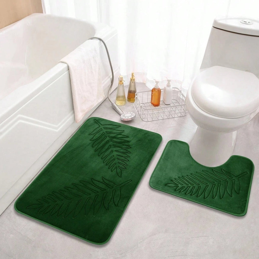 Lush Leaf Comfort -kylpymattojen setti, 2 kpl
