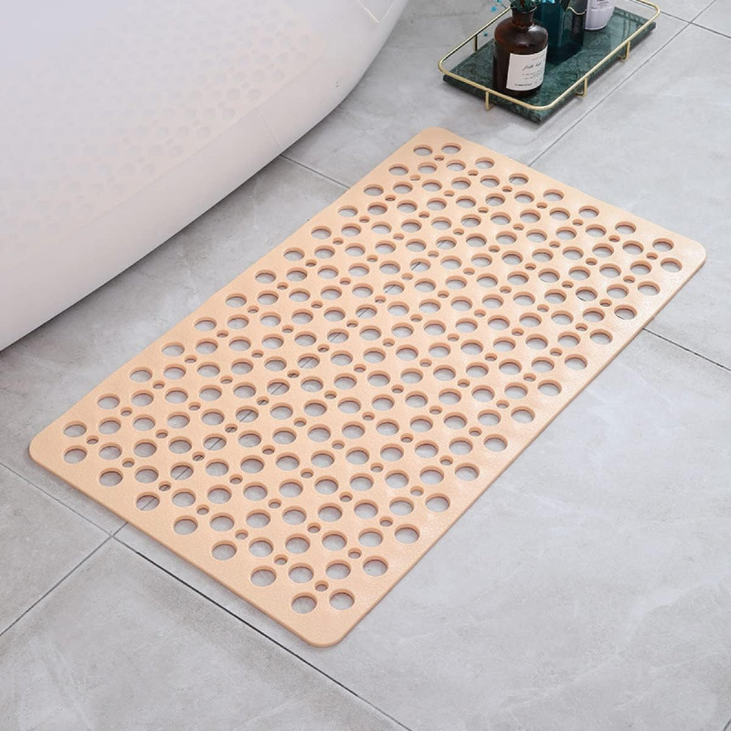 Anti-Slip Shower Mat With Suction Cups And Drainage