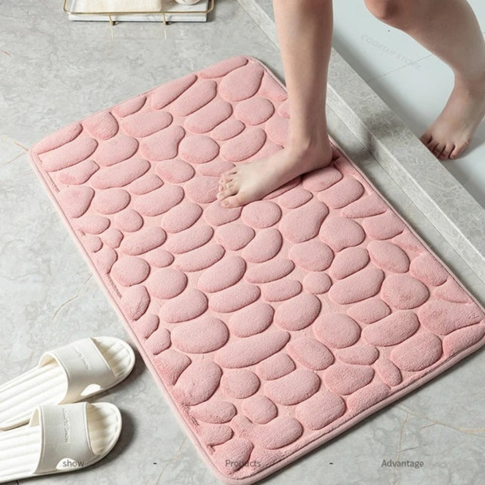 Casa Mat™️ - Tappetino Versatile con Effetto Pietra Acciottolata