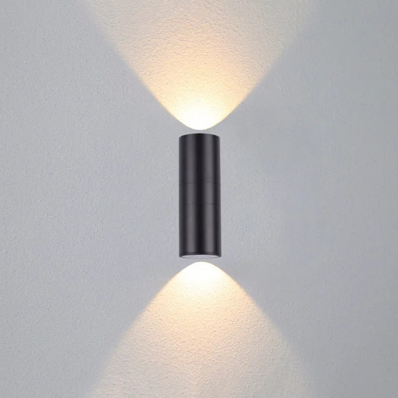 Ray minimalistisk LED-vegglampe i glass — IP65