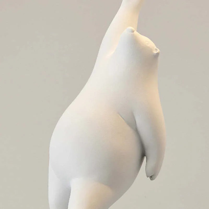 Pendel-Deckenleuchte — Skulpturale Form von Bär und Ballon