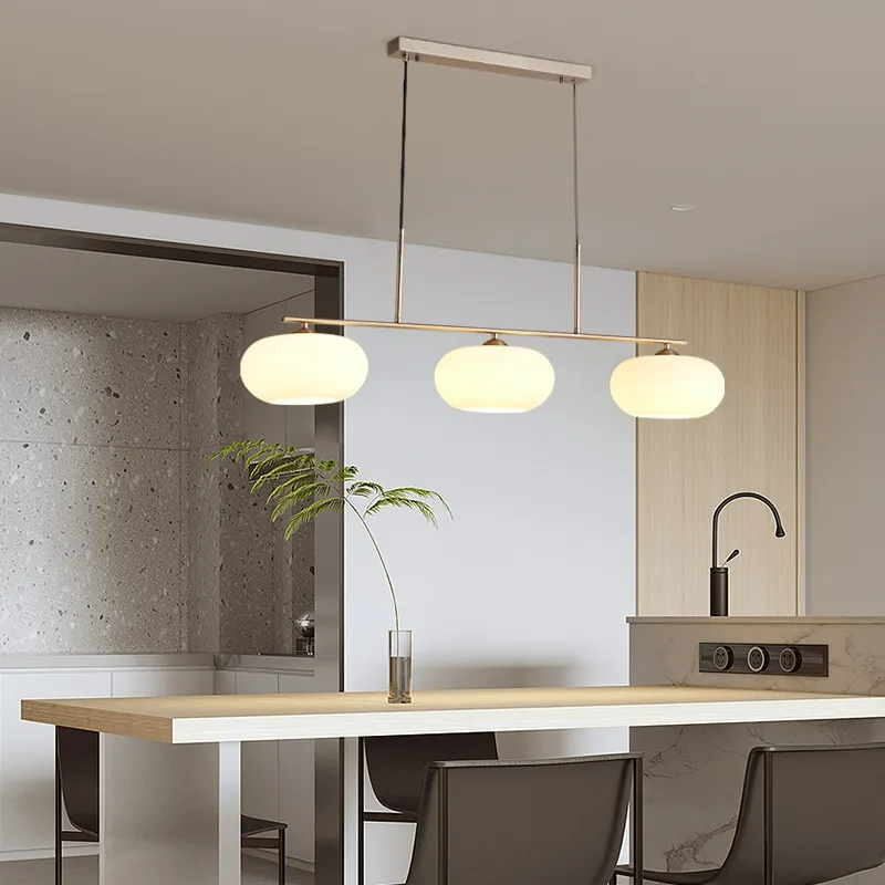 Lampada a sospensione a grappolo Candy Cream a 3 luci
