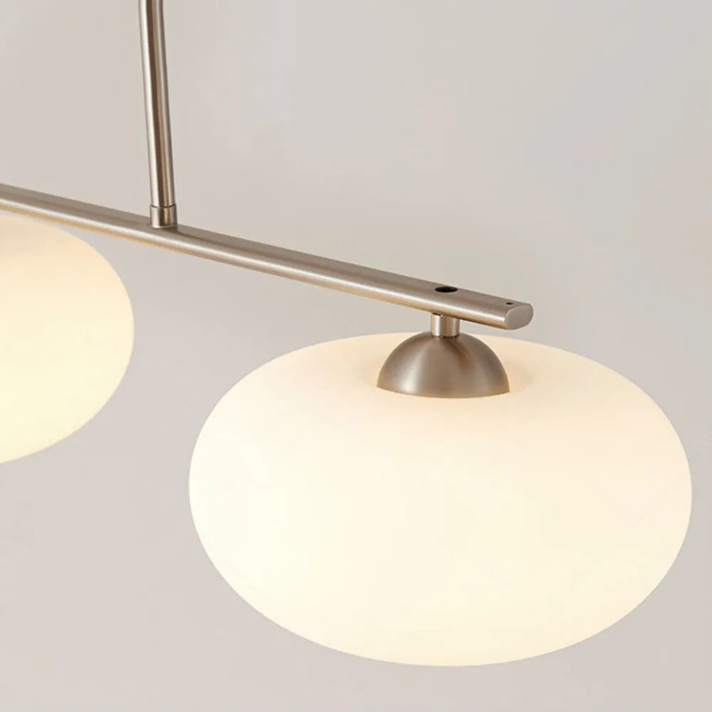 Lampada a sospensione a grappolo Candy Cream a 3 luci
