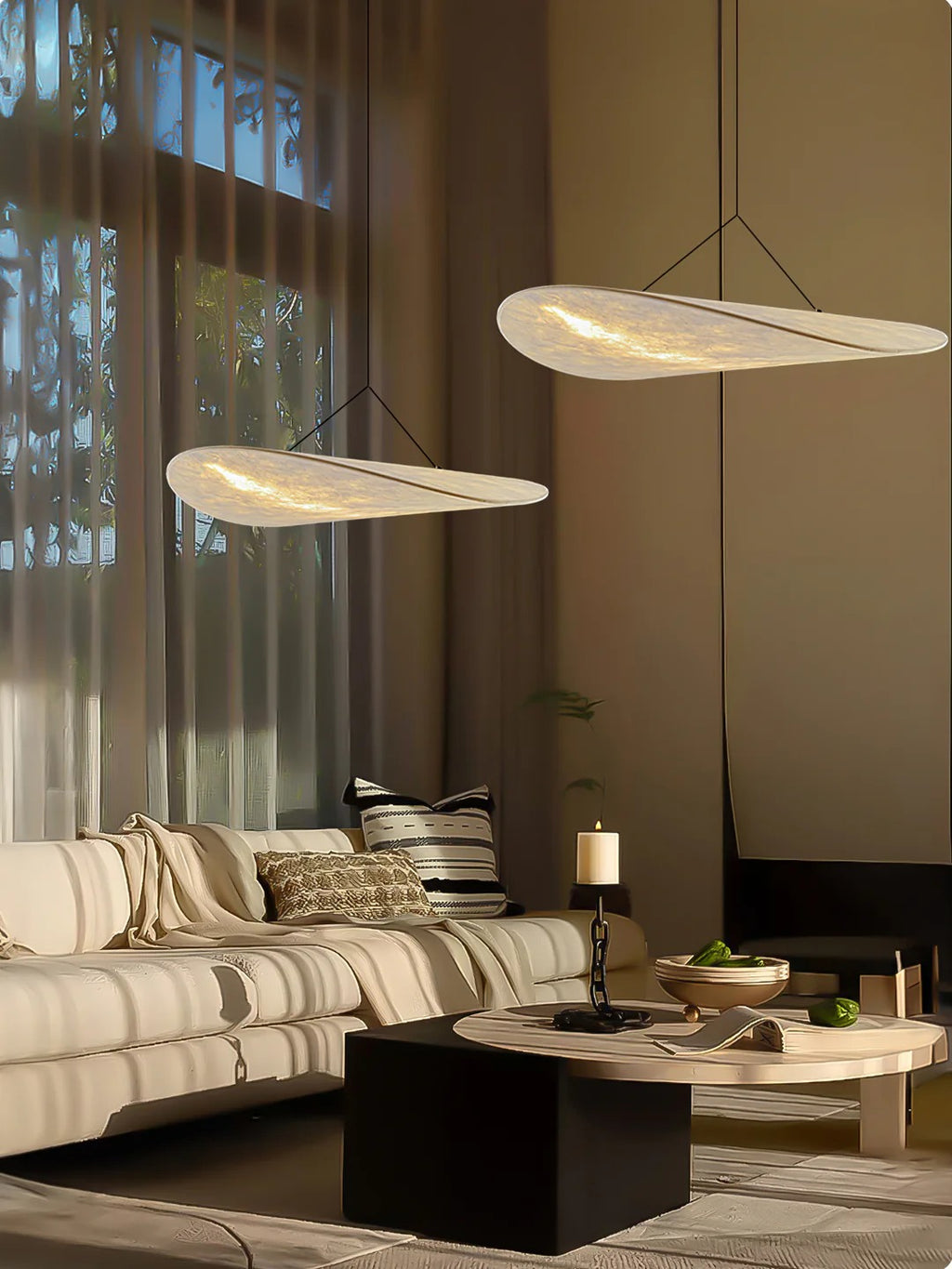 Tense Pendant Light | Potato Chip lamp