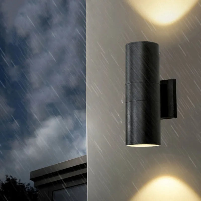 Ray minimalistisk LED-vegglampe i glass — IP65