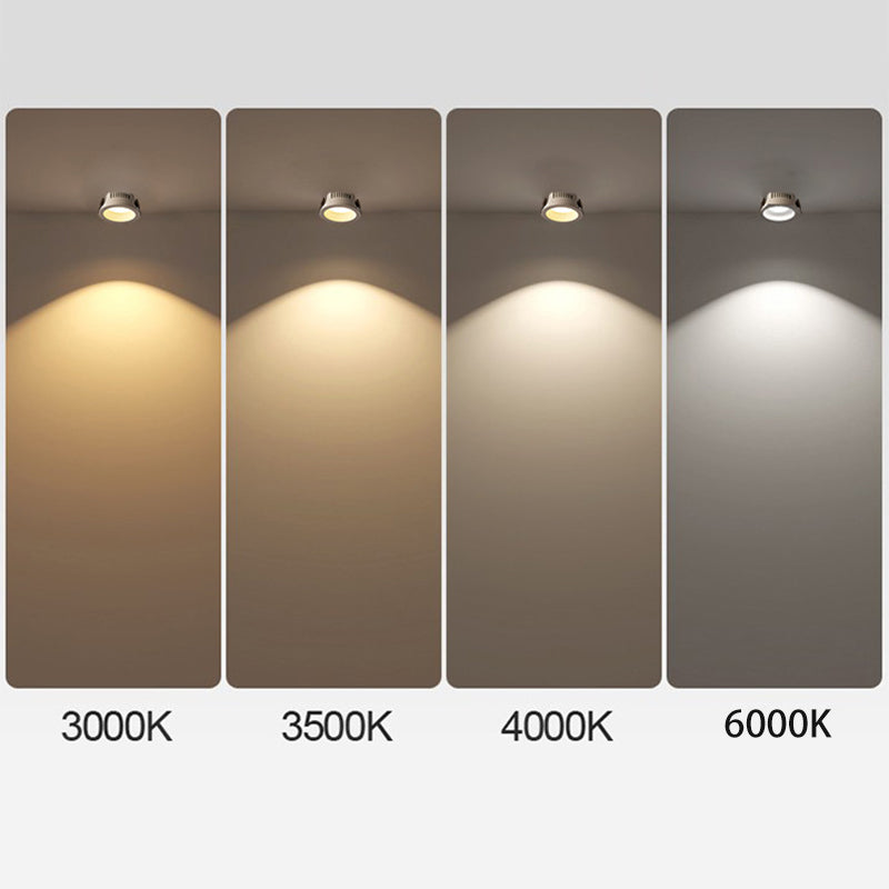 AstraGlow kerek LED reflektor beépíthető mennyezeti lámpa