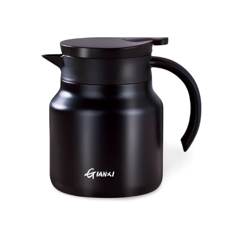 NovaTea Teapot Built In Infuser Ceramic Stainless Steel