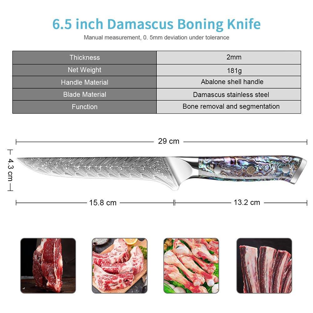 Cuțit de osărit japonez Damasc