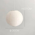 Luma papirballong taklamper for moderne interiører