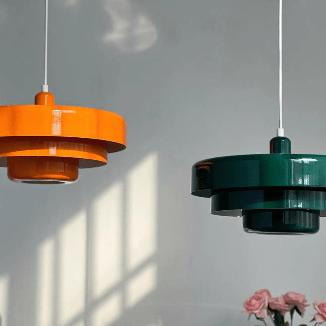 Elegancka trójpoziomowa lampa wisząca Aurelia w kolorach makaroników