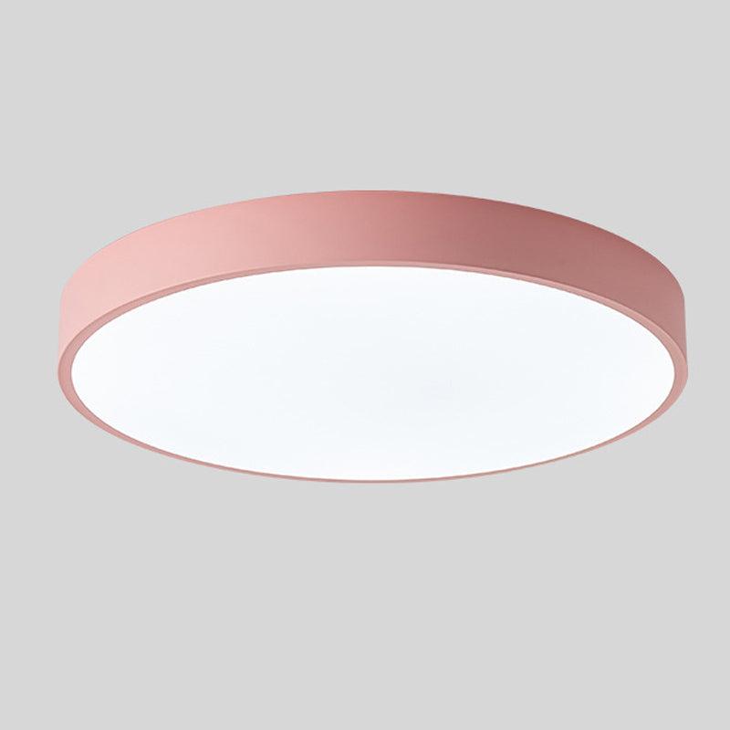 Aelora | Nordic Wood Circular Ceiling Light with Warm Glow