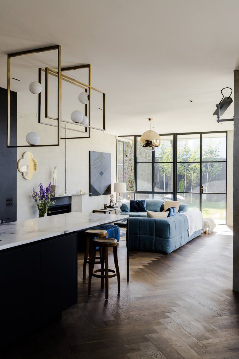 Lampu Siling Kaca dan Gangsa Elara | Orntli