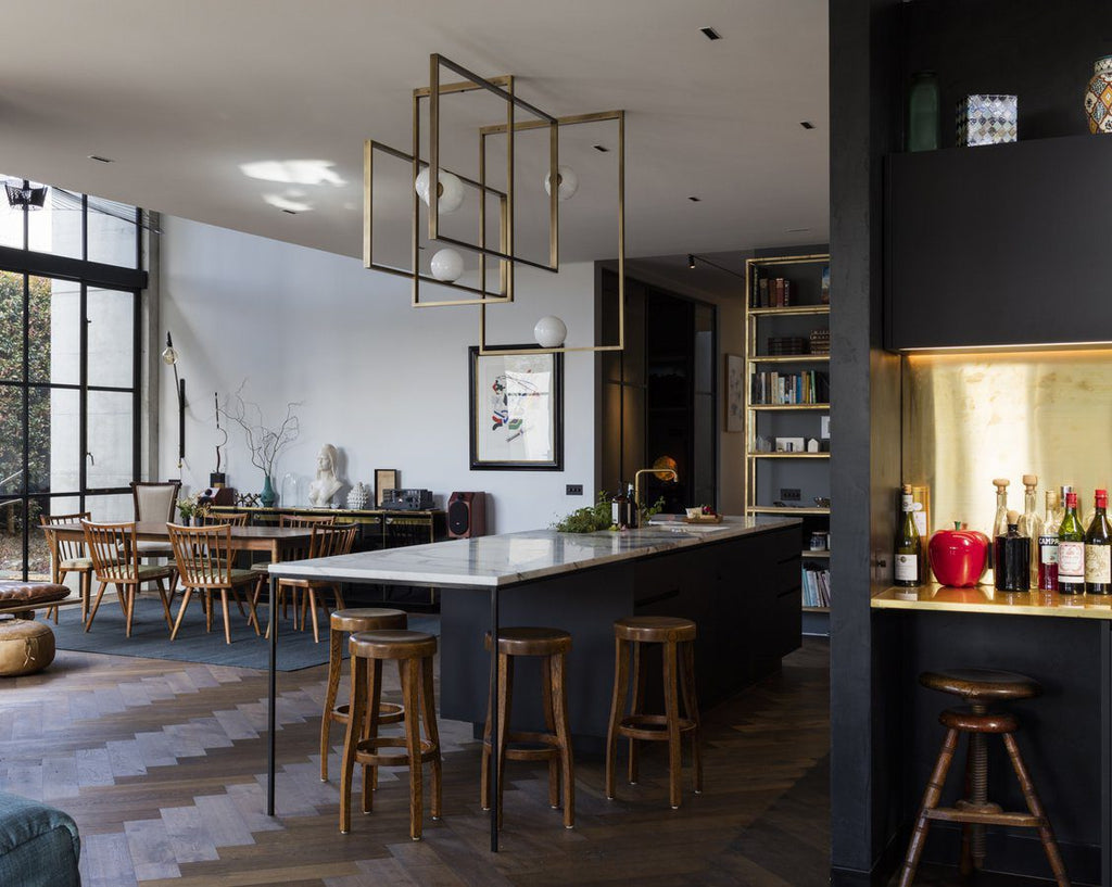 Lampu Siling Kaca dan Gangsa Elara | Orntli